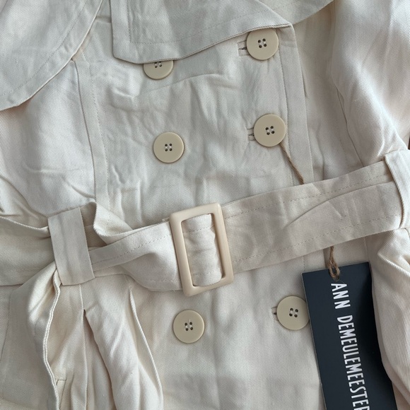 NWT - Ann Demeulemeester FW05 Silk Trench Coat - Picture 7 of 8